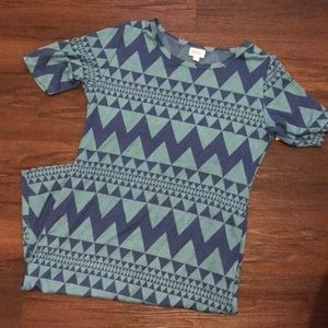 Lularoe Julia xl blue dress. New with tags